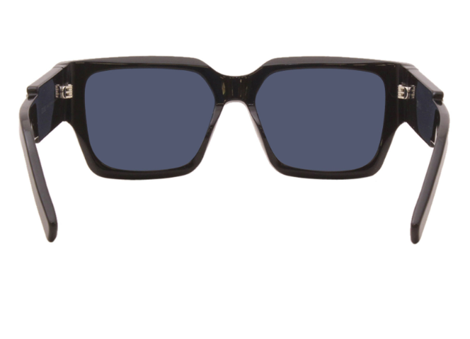 Christian Dior CD SU 10B0 Black/Blue Square Women's Sunglasses