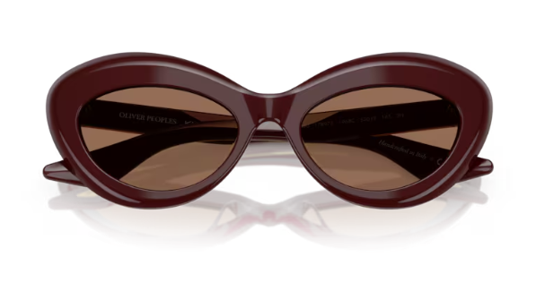 Oliver Peoples 0OV5523SU 178973 Burgundy Brown Cat Eye Women's Sunglasses