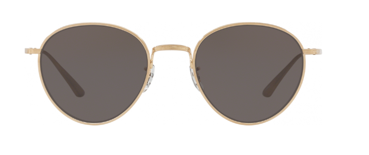 Oliver Peoples Brownstone2 OV1231ST 5252R5 Brushed Gold/Grey Men's Sunglasses