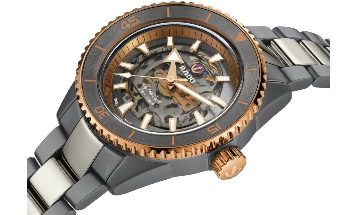 Rado Captain Cook Automatic High-Tech Ceramic Skeleton Men's Watch R32148162