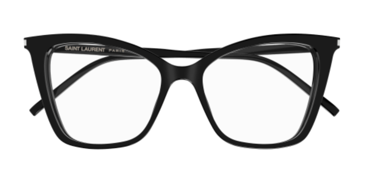 Saint Laurent SL 386 001 Black Cat-Eye Women's Eyeglasses