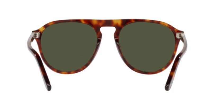 Persol 0PO3302S 24/31 Havana/Green Unisex Sunglasses