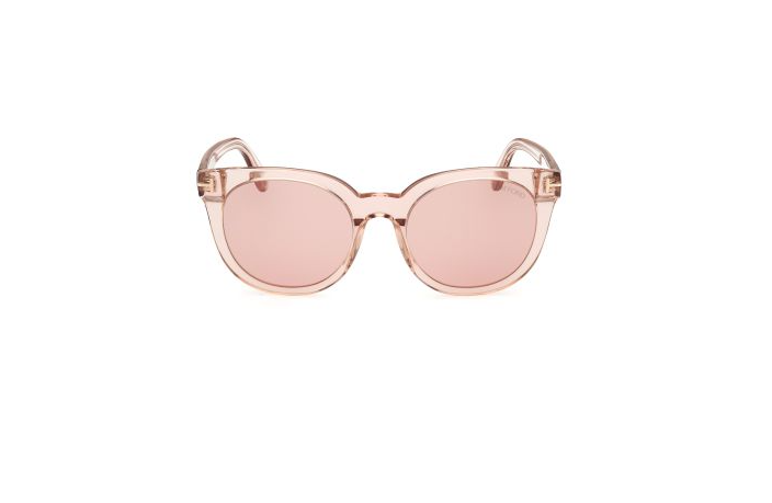 Tom Ford FT1109 72S Shiny Light Pink/Photochromic Soft Square Women's Sunglasses