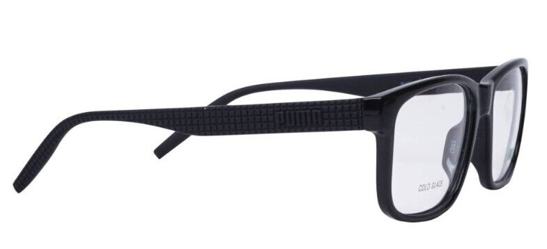 Puma PU0280O 001 Black-Black Rectangular Full-Rim Unisex  Eyeglasses