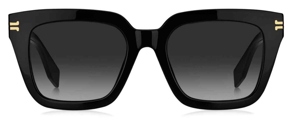 Marc Jacobs MJ-1083/S  0807-9O Black/Grey Shaded Square Women's Sunglasses