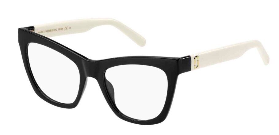 Marc Jacobs MARC-649 080S-00 Black Cat-Eye Women's Eyeglasses.