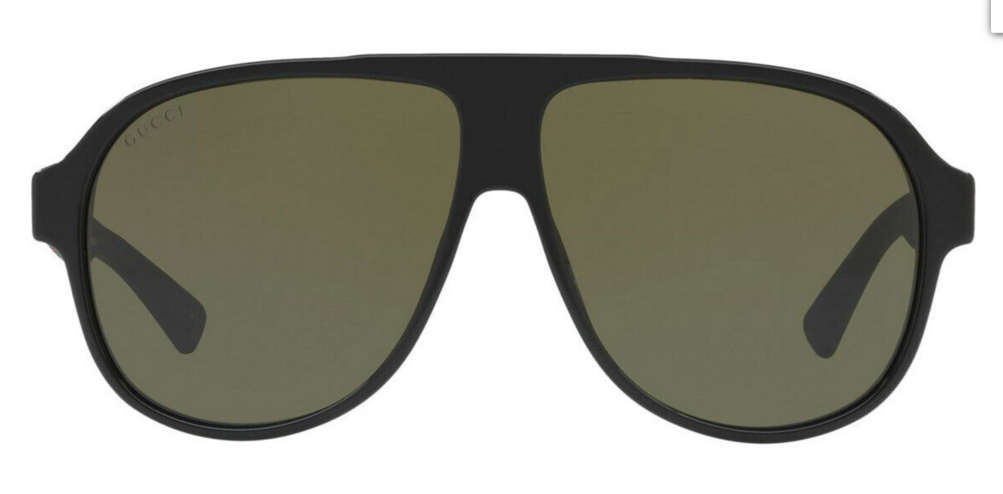 Gucci GG 0009 S 001 Black/Green men's Sport  Sunglasses