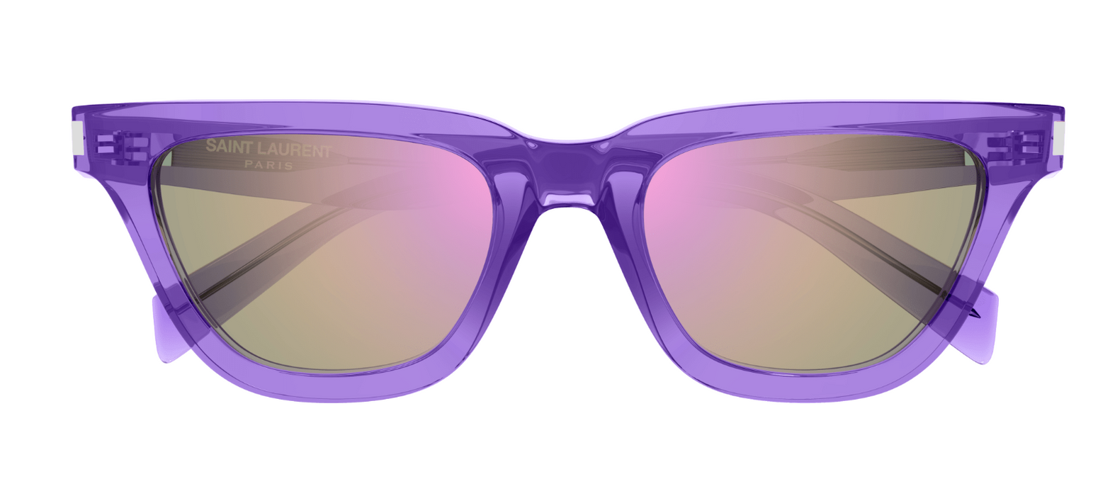 Saint Laurent SL 462 Sulpice 014 Violet/Pink Squared Women's Sunglasses