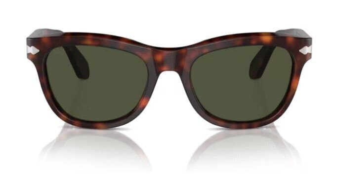 Persol 0PO0086S 24/31 Havana/Green Soft Square 54mm Men's Sunglases