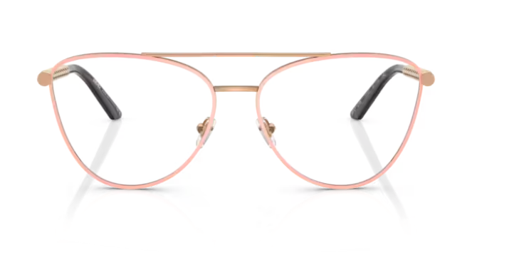 Versace 0VE1296 1515 Pastel Rose 55mm Cat-Eye Women's Eyeglasses