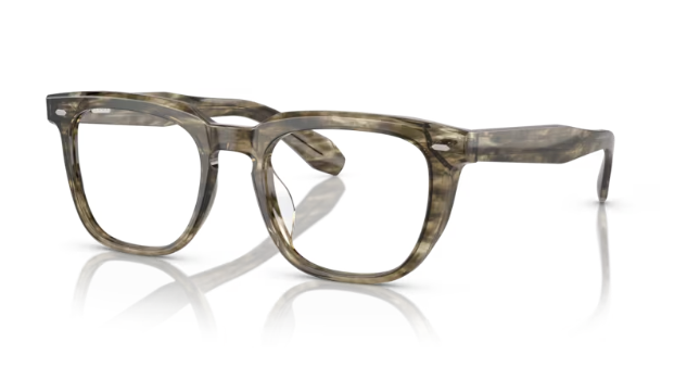 Oliver Peoples 0OV5546U N.06 1735 Soft Olive Bark Soft Square Men's Eyeglasses