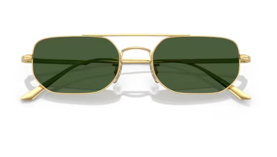 Oliver Peoples 0OV1351S 1989c 533271 Gold Vibrant Green Men's Sunglasses