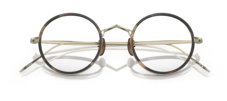 Oliver Peoples 0OV1292T G.PONT 5035 Brushed Chrome Men's Eyeglasses With Clip-On