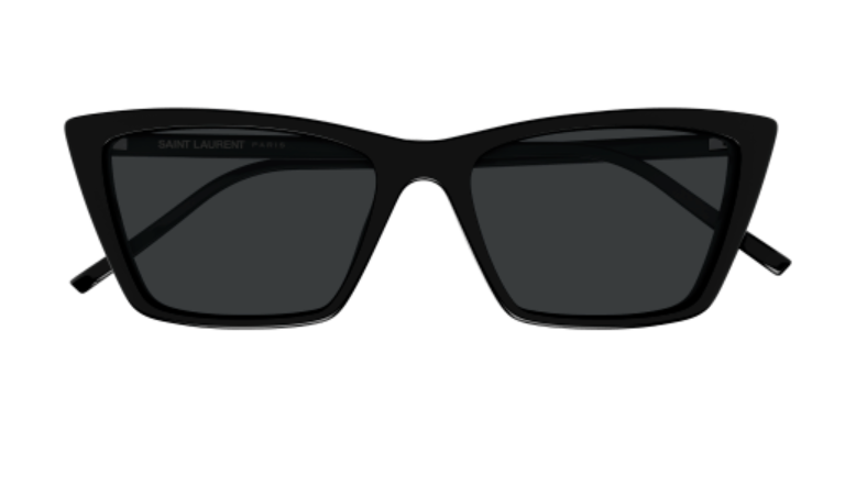 Saint Laurent SL 737 MICA THIN 001 Black/Black Cat Eye Women's Sunglasses