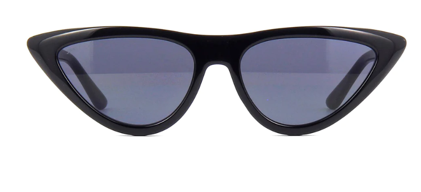 Jimmy Choo SPARKS/G/S 807IR Black/Grey Cat Eye Women's Sunglasses