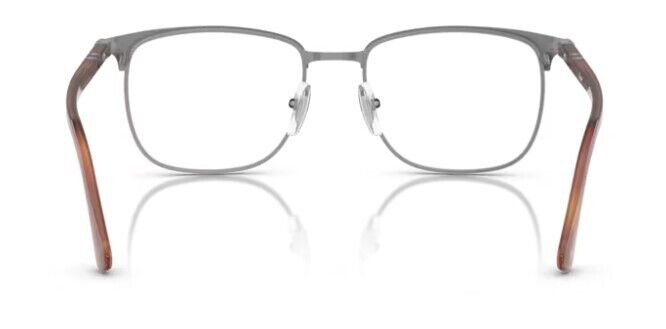 Persol 0PO1021V 1131 Gun Metal/Clear Square Shape 55mm Unisex Eyeglasses