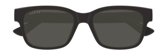 Gucci GG1716S 003 Grey/Grey Men's Rectangle Sunglasses