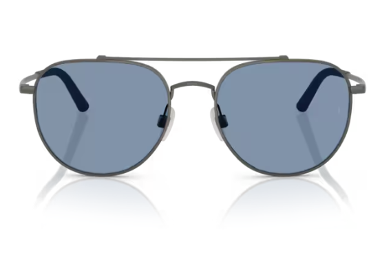 Oliver Peoples 0OV1346S R-10 533980 Pewter Marine Round Men's Sunglasses