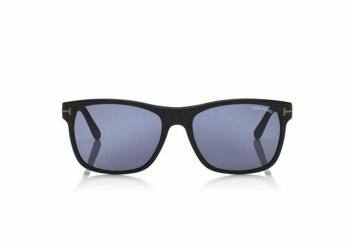 Tom Ford FT0698 02V  Giulio Matte Black Blue 59 mm Men's Sunglasses