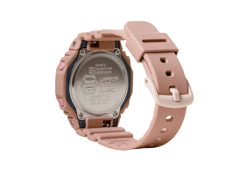 Casio G-Shock Analog Digital Beige Dial Women's Watch GMAS2100NC4A2