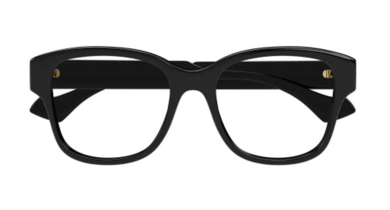 Gucci GG1775O 001 Black Square Women's Eyeglasses