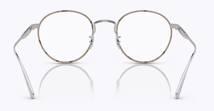 Oliver Peoples Artemio-R OV1302M 5036 Silver/Tortoise Round Men's Eyeglasses