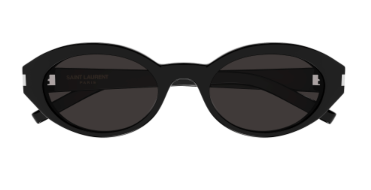 Saint Laurent SL 567 001 Black/Black Narrow Cat Eye Women's Sunglasses