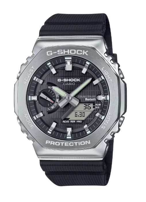 Casio G-Shock G Steel Tough Solar Bluetooth Basic Black Men's Watch GBM2100-1A