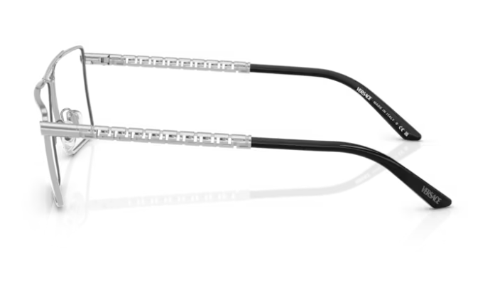 Versace 0VE1295 1000 Silver 59mm Rectangular Men's Eyeglasses