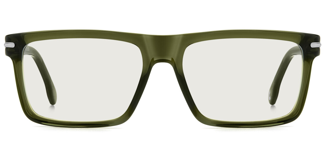 Carrera 343 TBO Military Green/Blue Mirror Rectangular Men's Eyeglasses