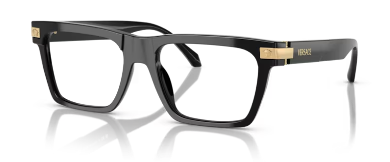 Versace 0VE3354 GB1 Black 53mm Men's Eyeglasses