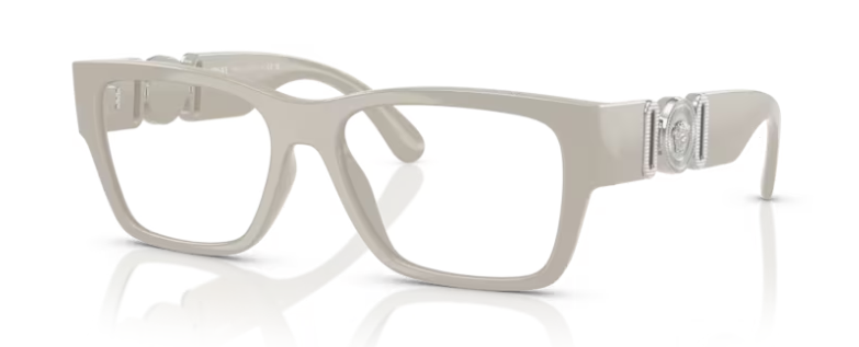 Versace 0VE3368U 5501 Light grey 53mm Rectangular Men's Eyeglasses