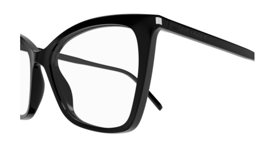 Saint Laurent SL 386 001 Black Cat-Eye Women's Eyeglasses