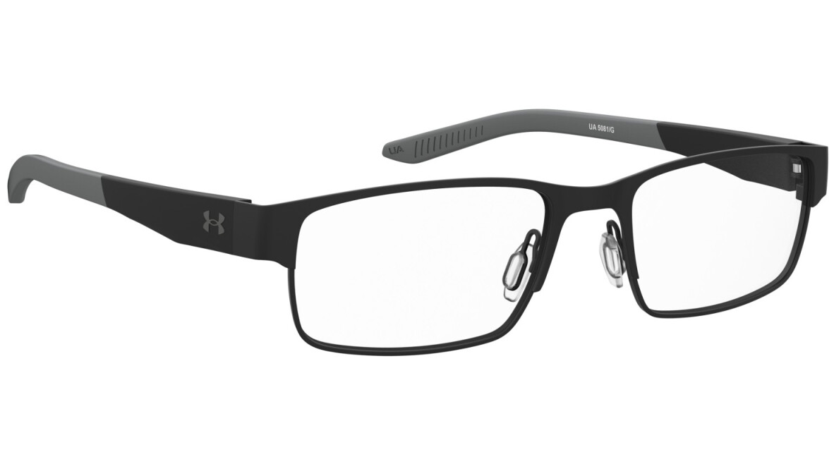 Under Armour UA 5081/G 003 Matte Black Rectangular Men's Eyeglasses