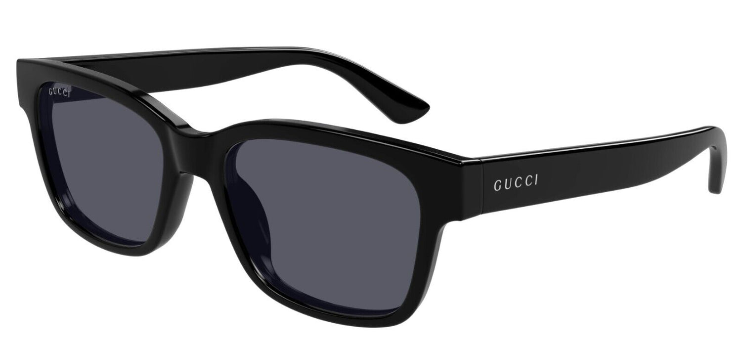 Gucci GG1716S 001 Black/Grey Men's Rectangle Sunglasses