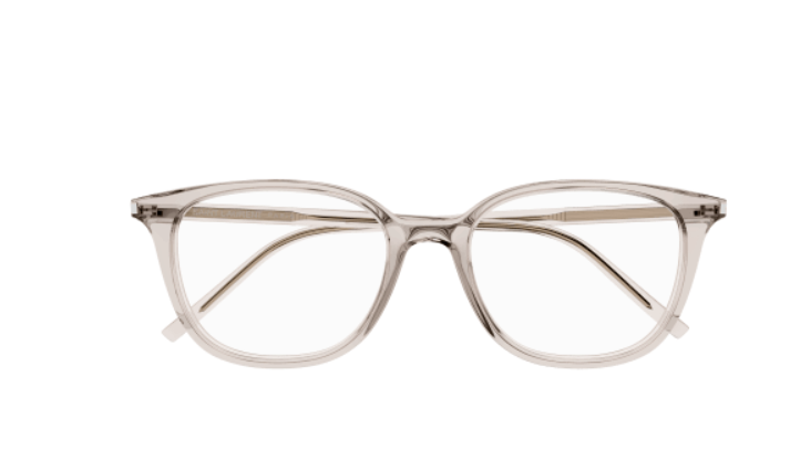 Saint Laurent SL 644/F 004 Beige Square Men's Eyeglasses