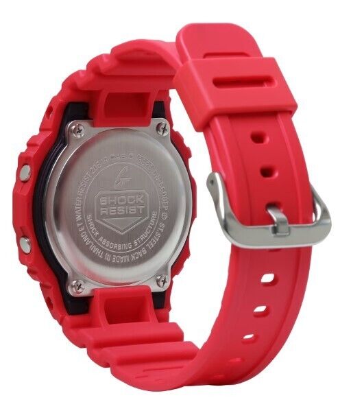 Casio G-Shock Digital 5600 Series Digital Dial Red Men's Watch DW5600EP-4