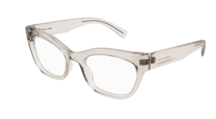 Saint Laurent SL 643 004 Beige Round Women's Eyeglasses