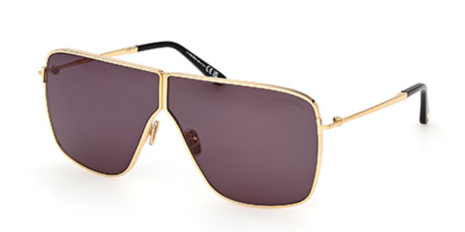 Tom Ford FT1159 30A Shiny Deep Gold/Smoke Men's Sunglasses