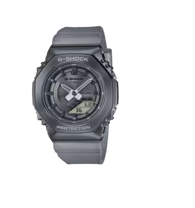 Casio G-Shock Metal Covered Analog-Digital Gray Women's Watch GMS2100MF-1A