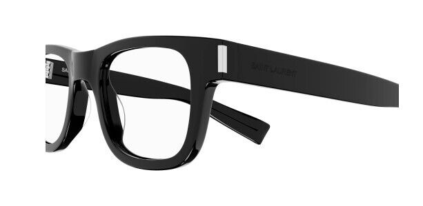 Saint Laurent SL 564 OPT 005 Black Square 49mm Unisex Eyeglasses