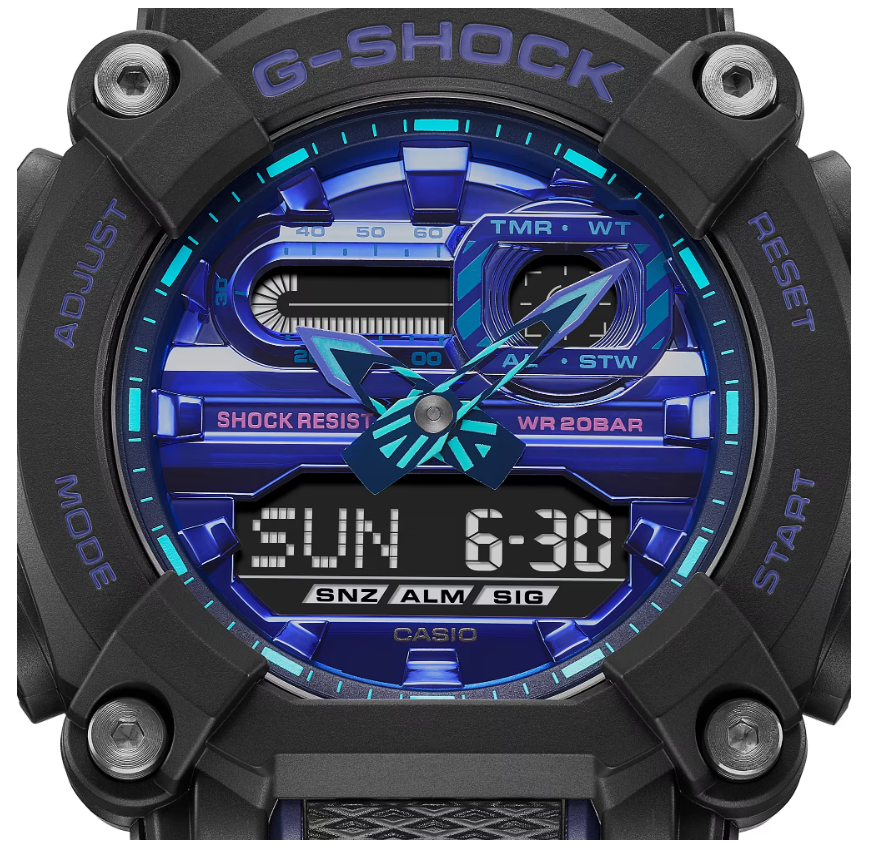 Casio G-Shock Analog Digital Shock Resistant Black Men's Watch GA900VB-1A