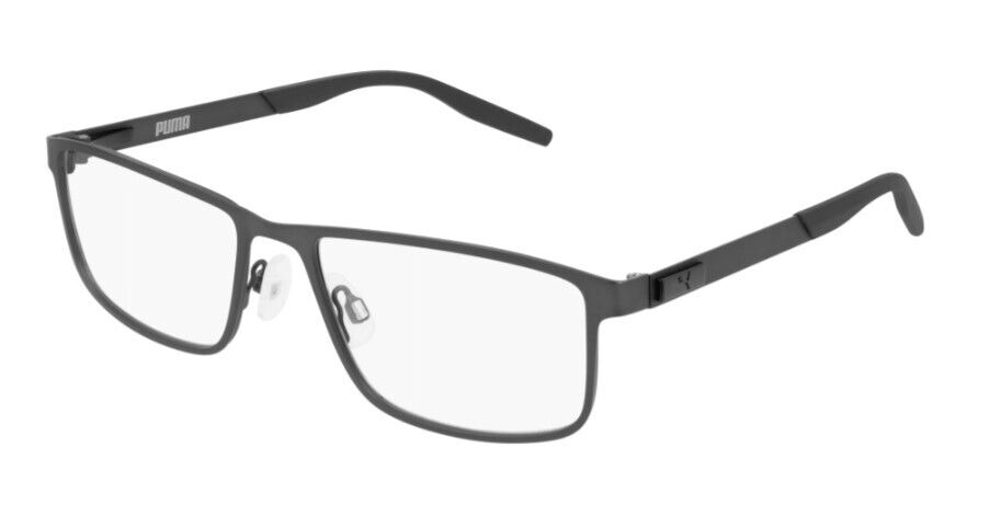 Puma PU0256O 002 Gunmetal-Gunmetal Square Metal Full-Rim Unisex  Eyeglasses