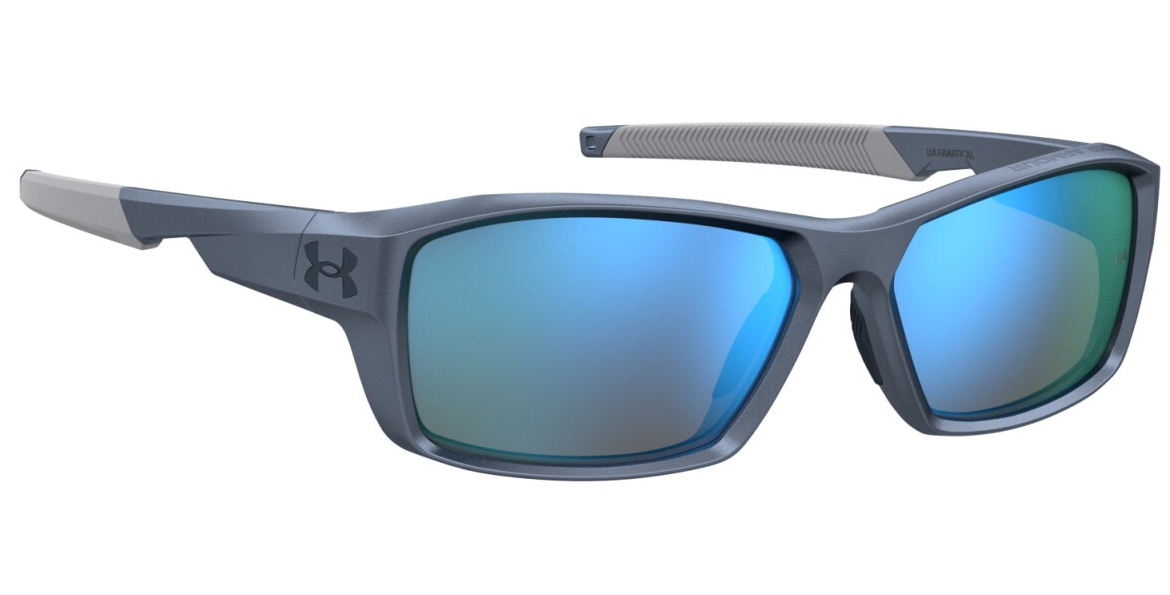 Under Armour UA  Fanatical 09V Z0 Grey blue/Blue Multilayer Men's Sunglasses