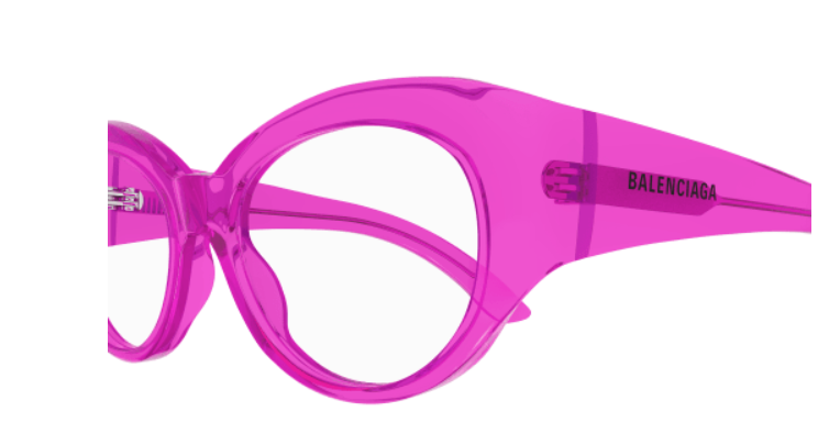 Balenciaga BB0268O 004 Fuchsia Cat Eye Women's Eyeglasses