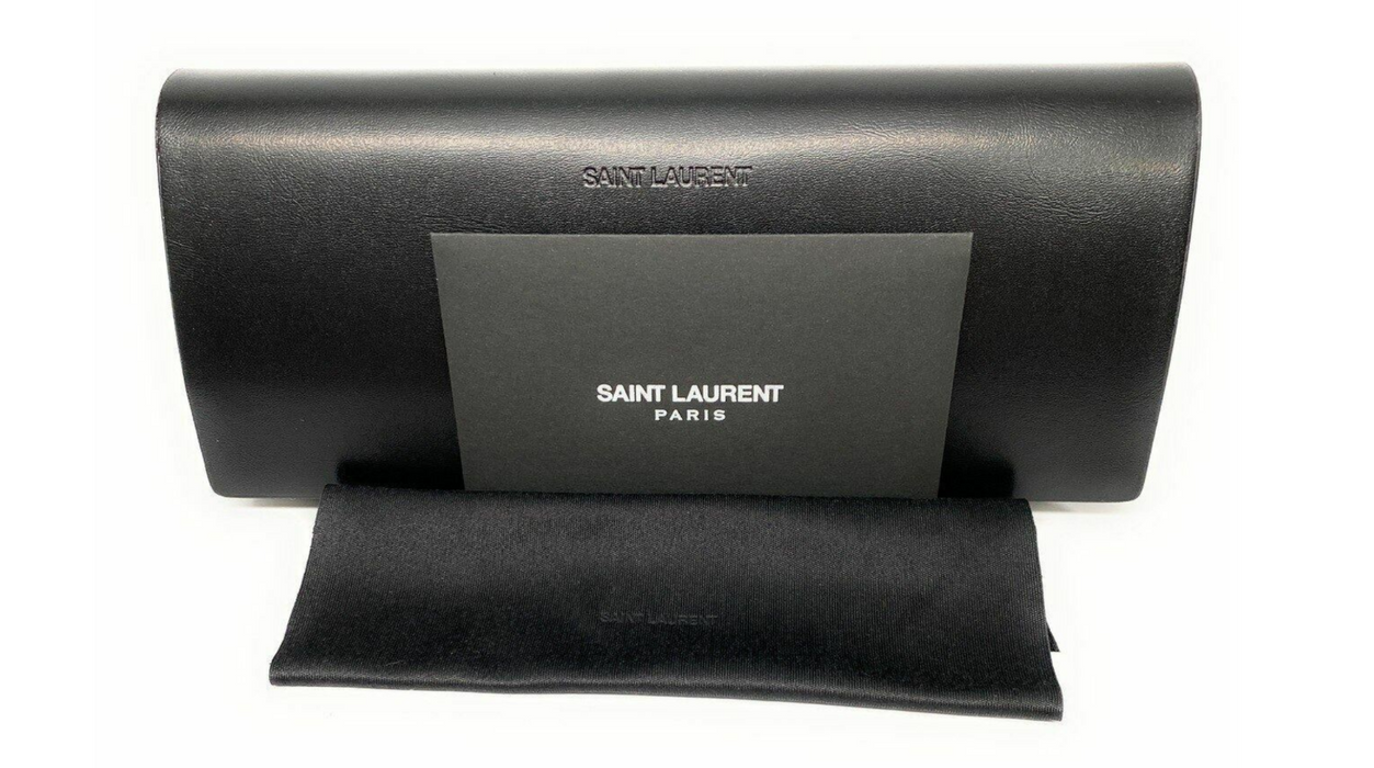 SAINT LAURENT SL 174 001 Black Square Round Women's Sunglasses