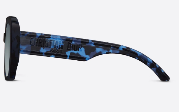 Christian Dior WILDIOR S3U 28B1 Blue Havana/Blue Soft Square Women's Sunglasses