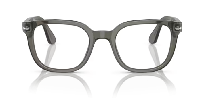 Persol 0PO 3263V 1103 Gray/Clear Round Men's Eyeglasses