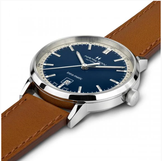 Hamilton American Classic Intra-Matic Auto Blue Dial Men's Watch H38425540