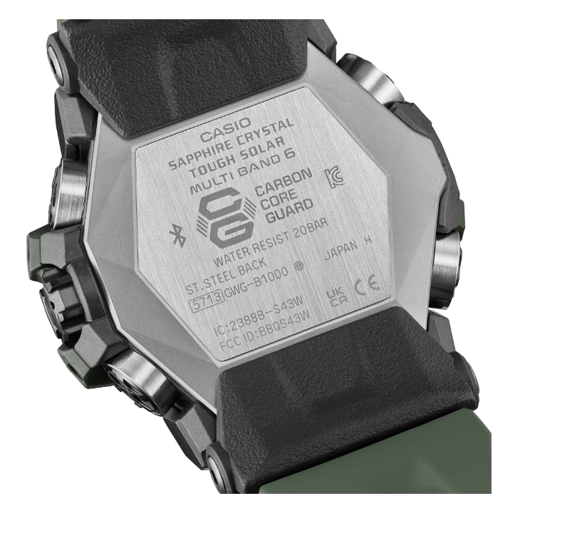 Casio G-Shock Master Of G-Land Mud Master Green Black Men's Watch GWGB1000-3A